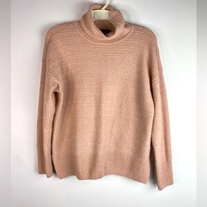Vince Camuto Turtle Neck Sweater Peachy Pink XS
